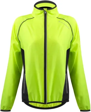 | Women's Packable Windproof Jacket | High Visibility Safety Yellow Windbreaker