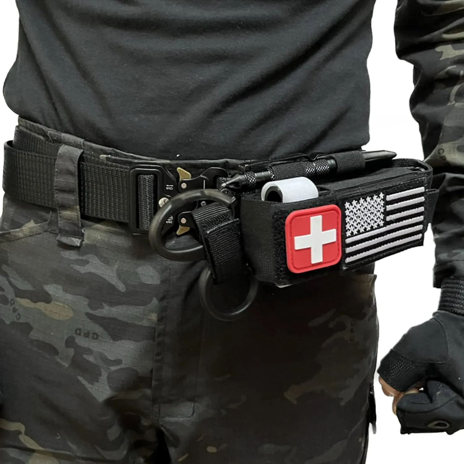 1000D Laser Cut Tactical Molle Tourniquet Holder, Molle Medical Trauma Shears Pouch EMT Scissors Bag Fit for Tourniquets