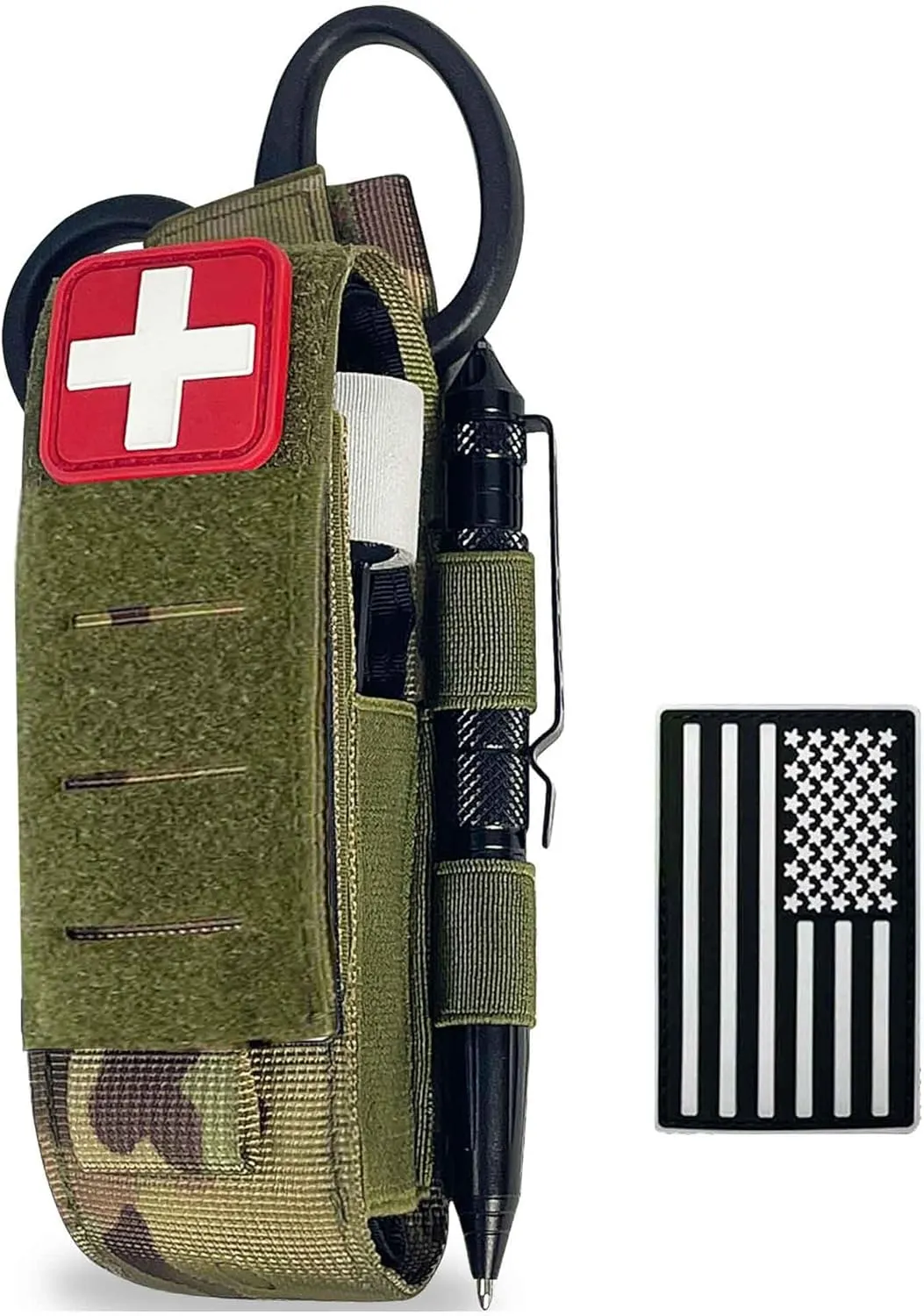1000D Laser Cut Tactical Molle Tourniquet Holder, Molle Medical Trauma Shears Pouch EMT Scissors Bag Fit for Tourniquets