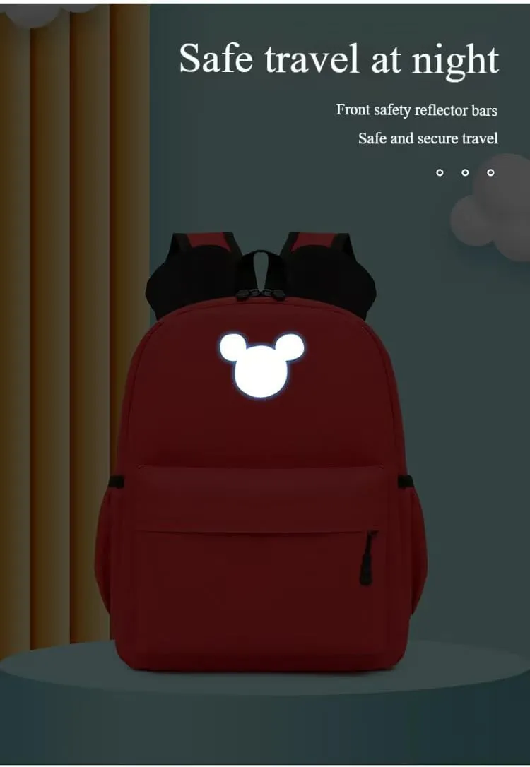 12 inches Mouse Shaped Backpack (black)