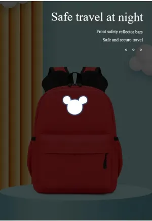 12 inches Mouse Shaped Backpack (black)