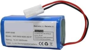 14.4V 3500mAh/3200mAh Li-ion Battery，Compatible for Aleaivy，Compatible for PUPPYOO，R30 R35, R30 Pro, Compatible for ISweep，X3 Robot Vacuum Cleaner Part(2600mAh)