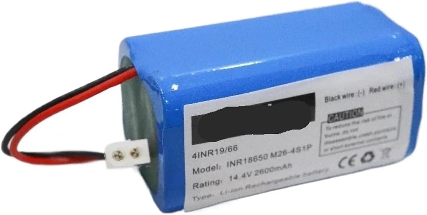 14.4V 3500mAh/3200mAh Li-ion Battery，Compatible for Aleaivy，Compatible for PUPPYOO，R30 R35, R30 Pro, Compatible for ISweep，X3 Robot Vacuum Cleaner Part(2600mAh)