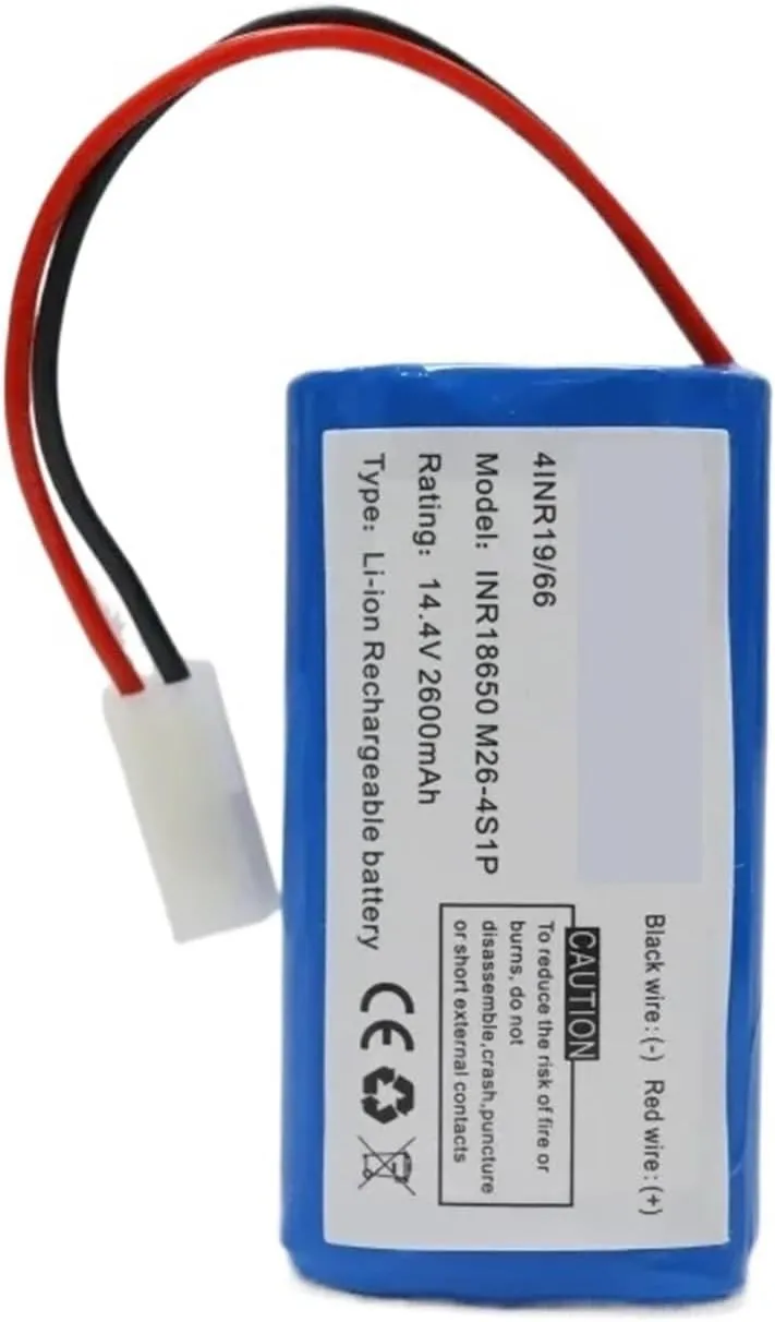 14.4V 3500mAh/3200mAh Li-ion Battery，Compatible for Aleaivy，Compatible for PUPPYOO，R30 R35, R30 Pro, Compatible for ISweep，X3 Robot Vacuum Cleaner Part(2600mAh)