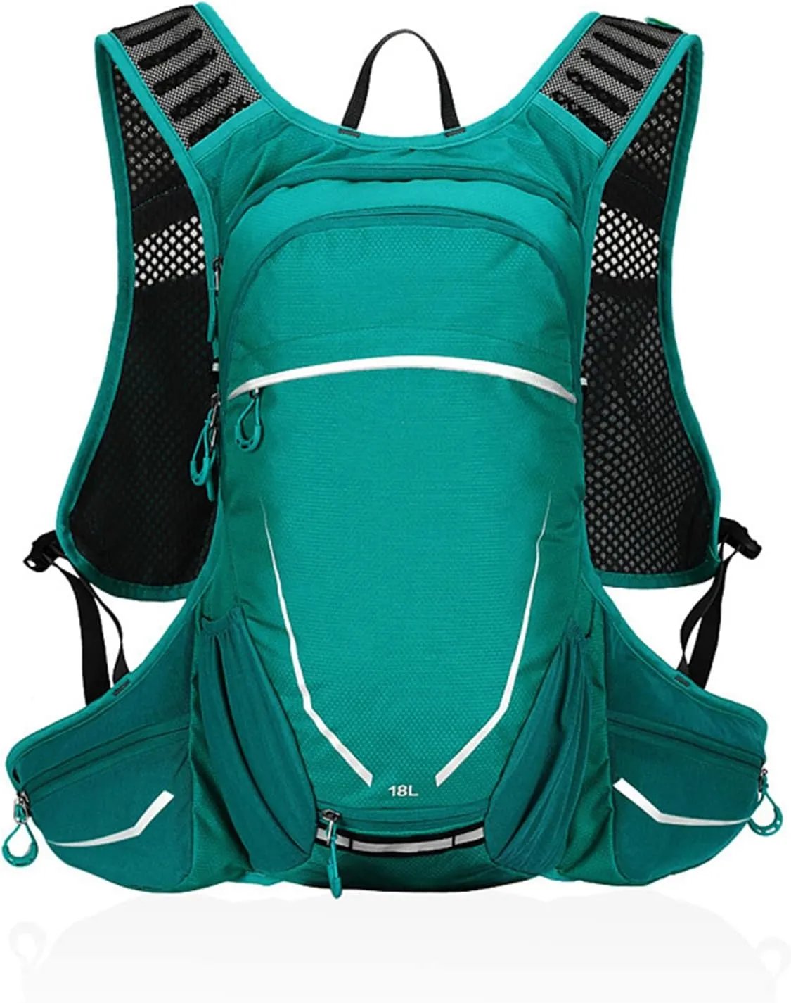 18L Cycling Backpack Hydration Pack Lightweight Waterproof Rucksack,Outdoor Daypack for Men Women for Running Hiking Bicycle Camping Ski Snow,Cyan