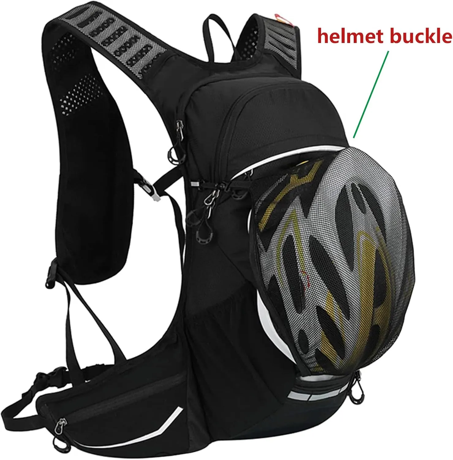 18L Cycling Backpack Hydration Pack Lightweight Waterproof Rucksack,Outdoor Daypack for Men Women for Running Hiking Bicycle Camping Ski Snow,Cyan