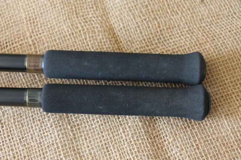2 x Gardner Ultimate 1 Old School 1990s Carbon Carp Fishing Rods. Excellent.