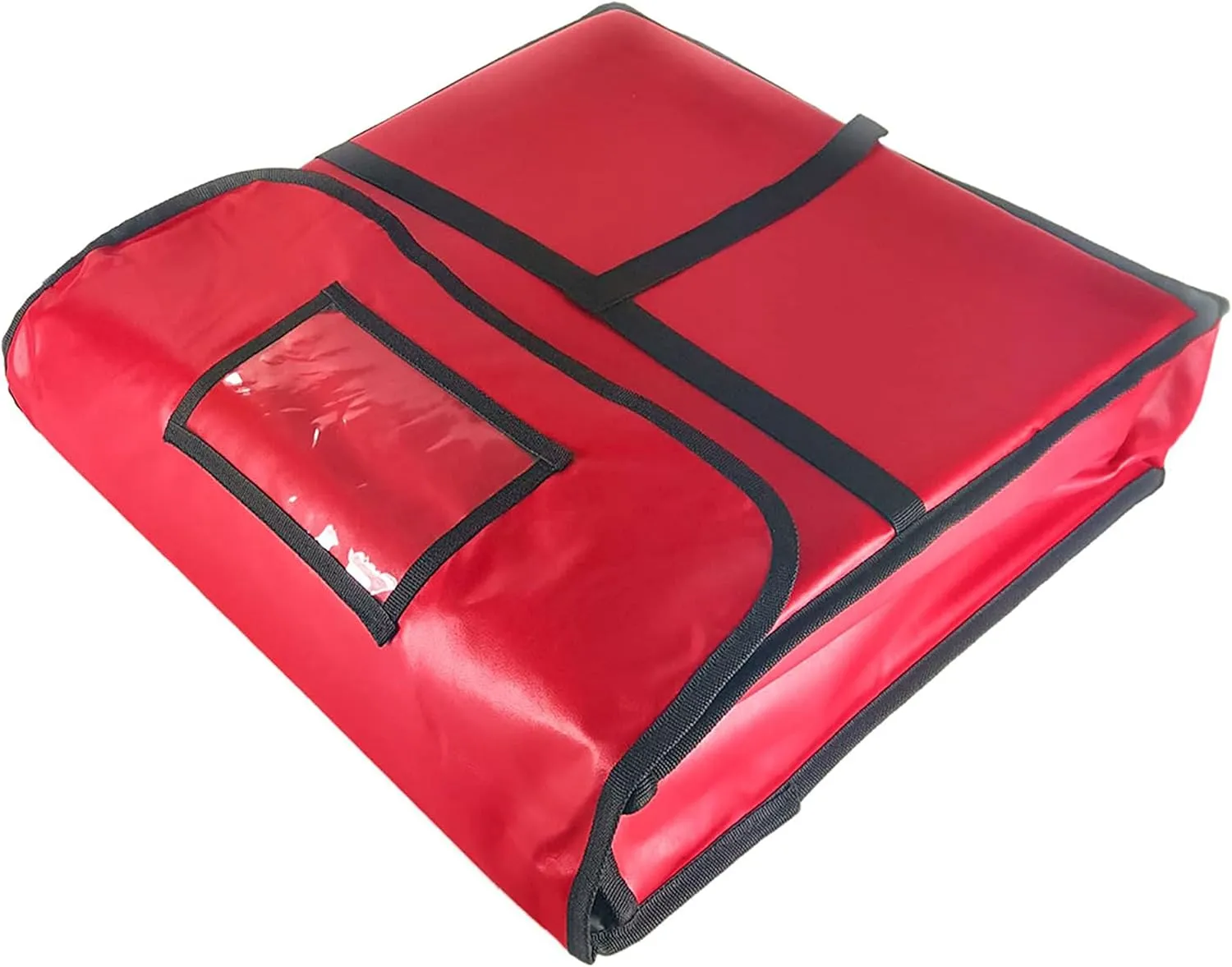 24" x 24" Insulated Pizza Delivery Bag - Holds 2 of 22" Pizza - PVC with Nylon Edges Exterior - Hot Pizza Bags for Delivery