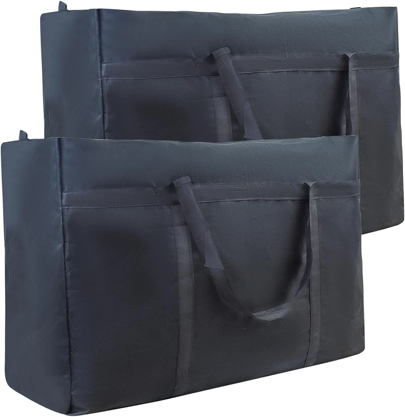 2PCS Scent Control Hunting Bag, Black Scent Proof Scent Free Large Travel Bag Smell Proof Oxford Cloth Scent Blocker Scent Safe Bag for Hunting Clothes Hunting Accessories