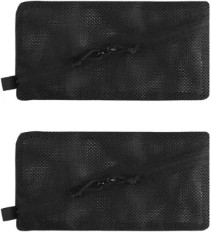 2PCS Tactical Insert Mesh Pouches, Modular Utility Admin Pockets for Everyday Carry Items