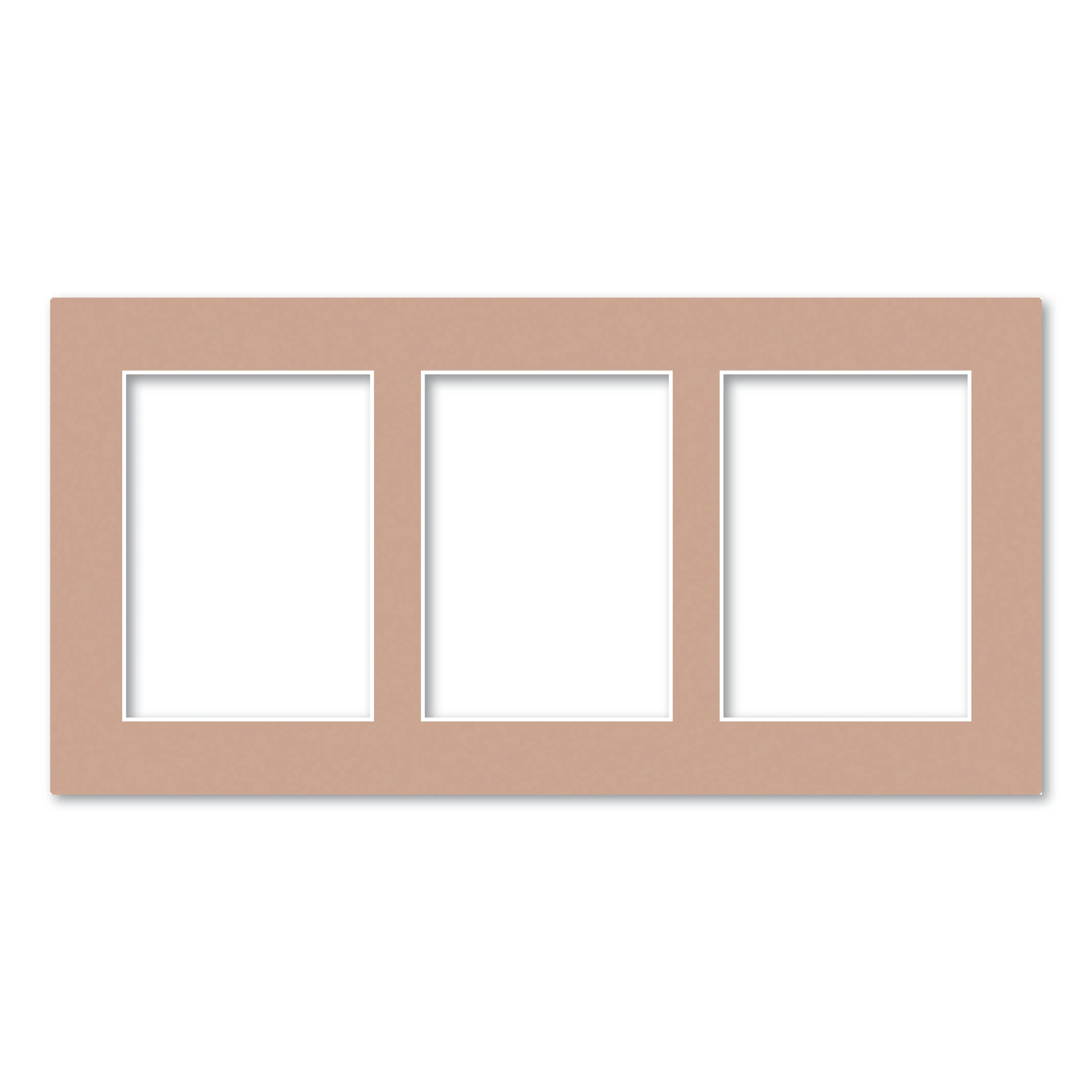 3 Window (5x7in) Collage Photo Mat Board