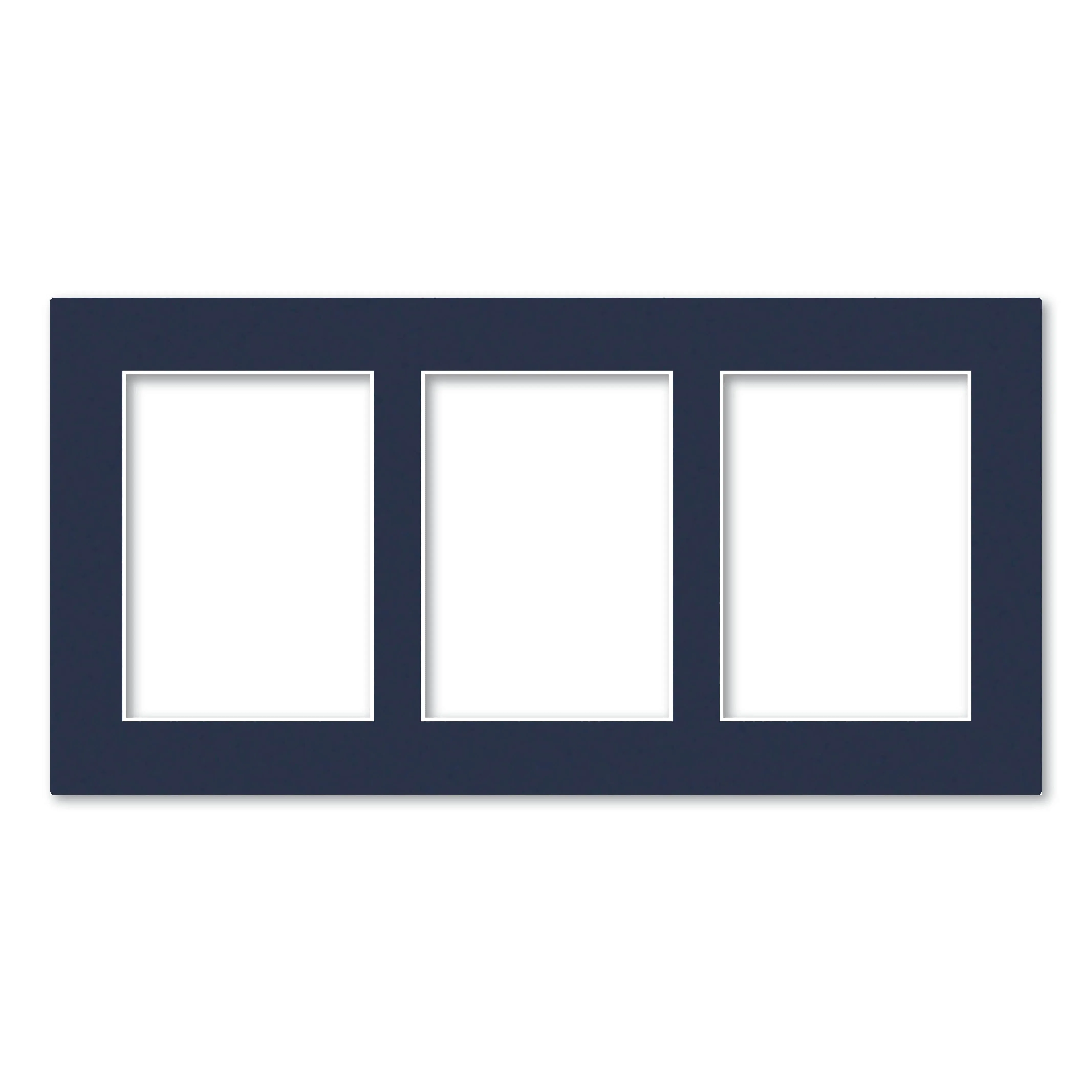 3 Window (5x7in) Collage Photo Mat Board