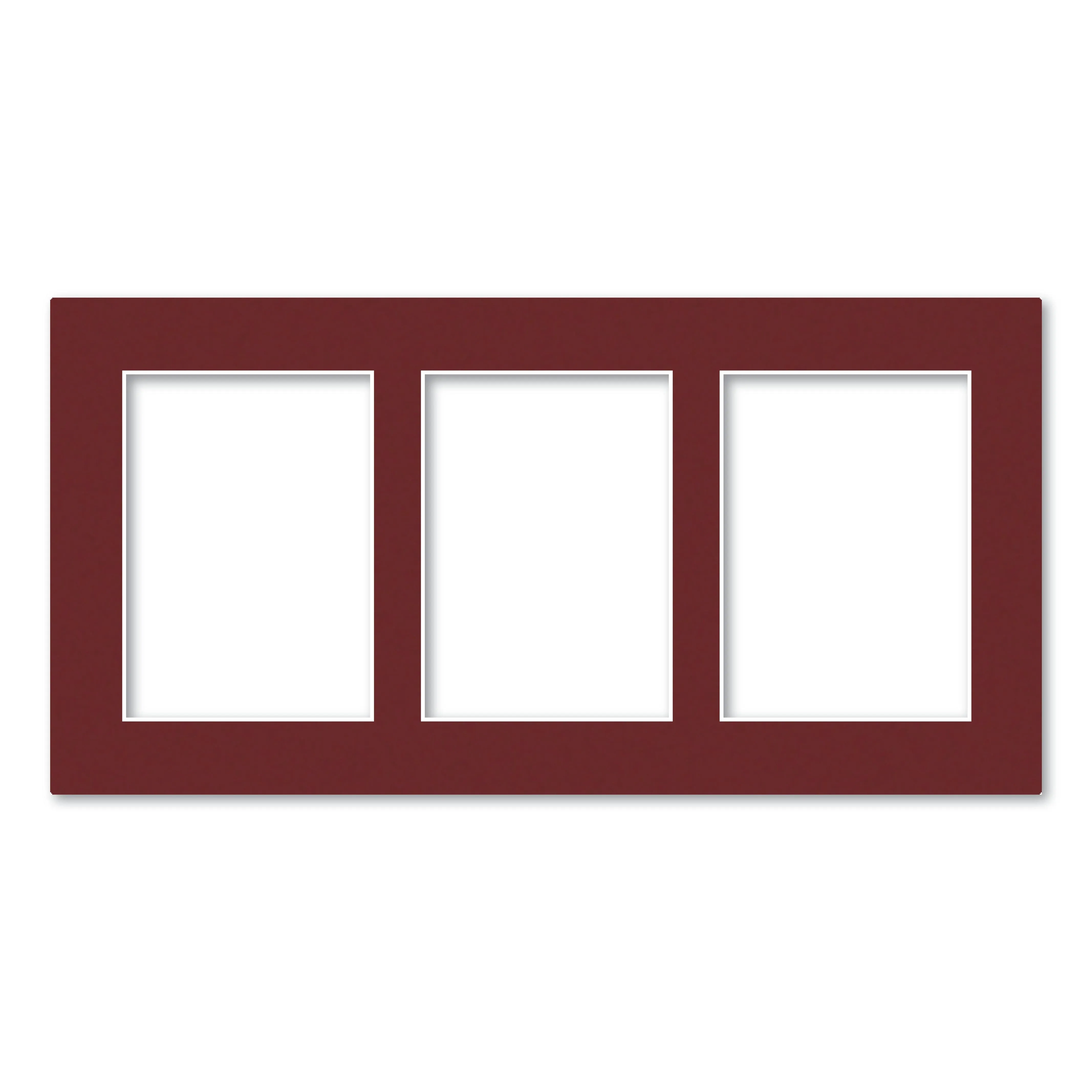 3 Window (5x7in) Collage Photo Mat Board