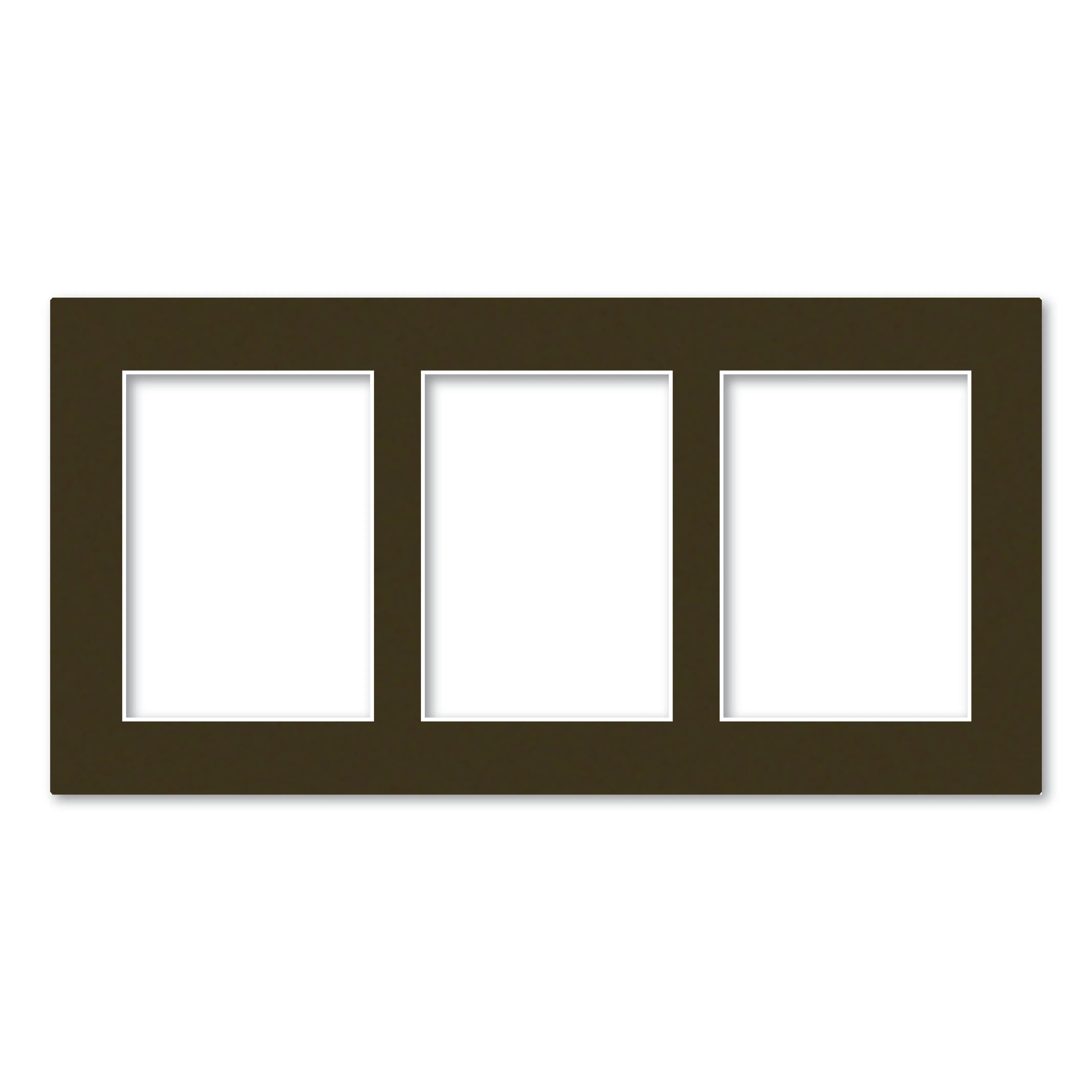 3 Window (5x7in) Collage Photo Mat Board