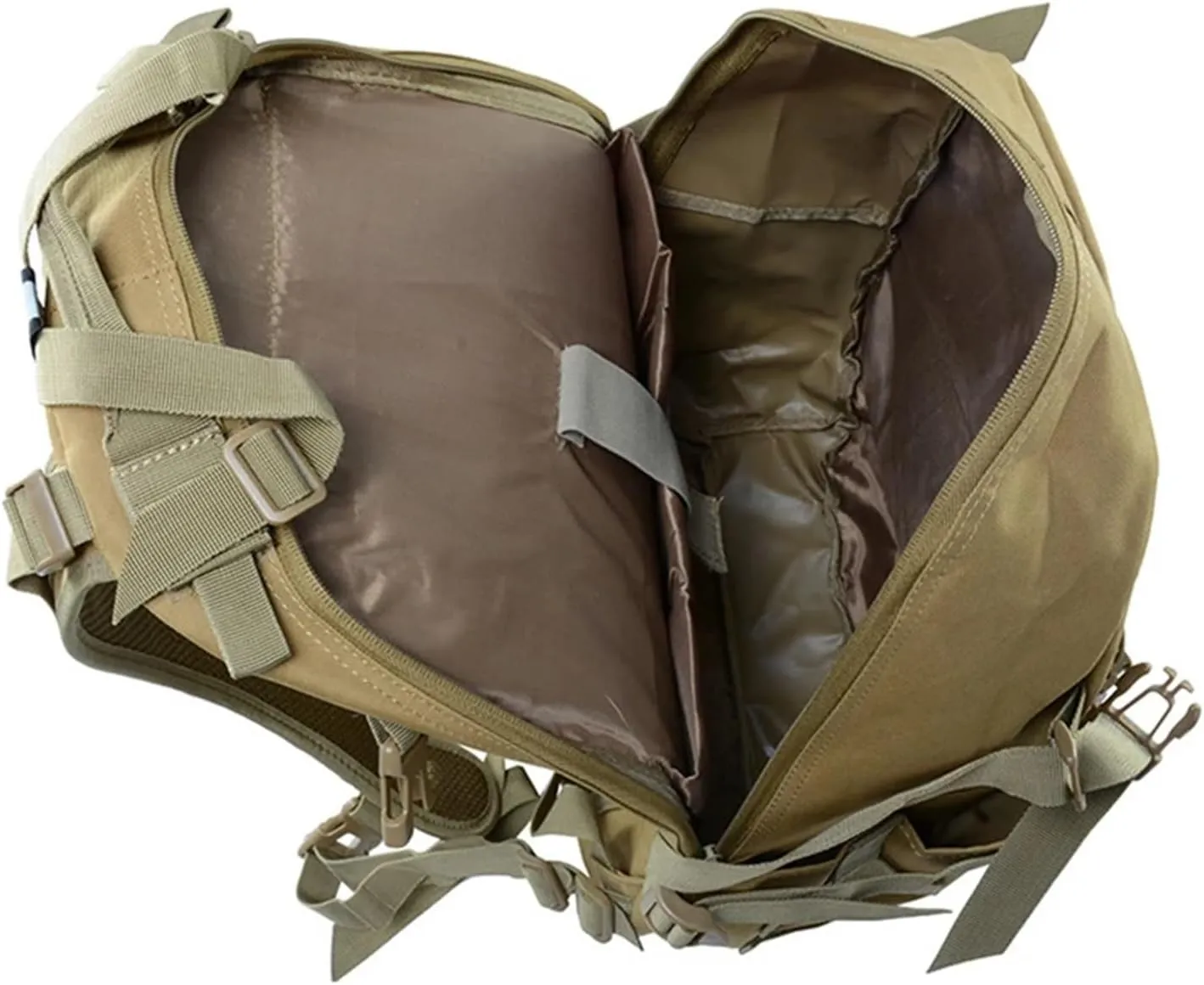 30-40L Camping Backpack Men's Bag Travel Bags Climbing Rucksack Hiking Outdoor Reflective Shoulder Fishing Bag(Style2)
