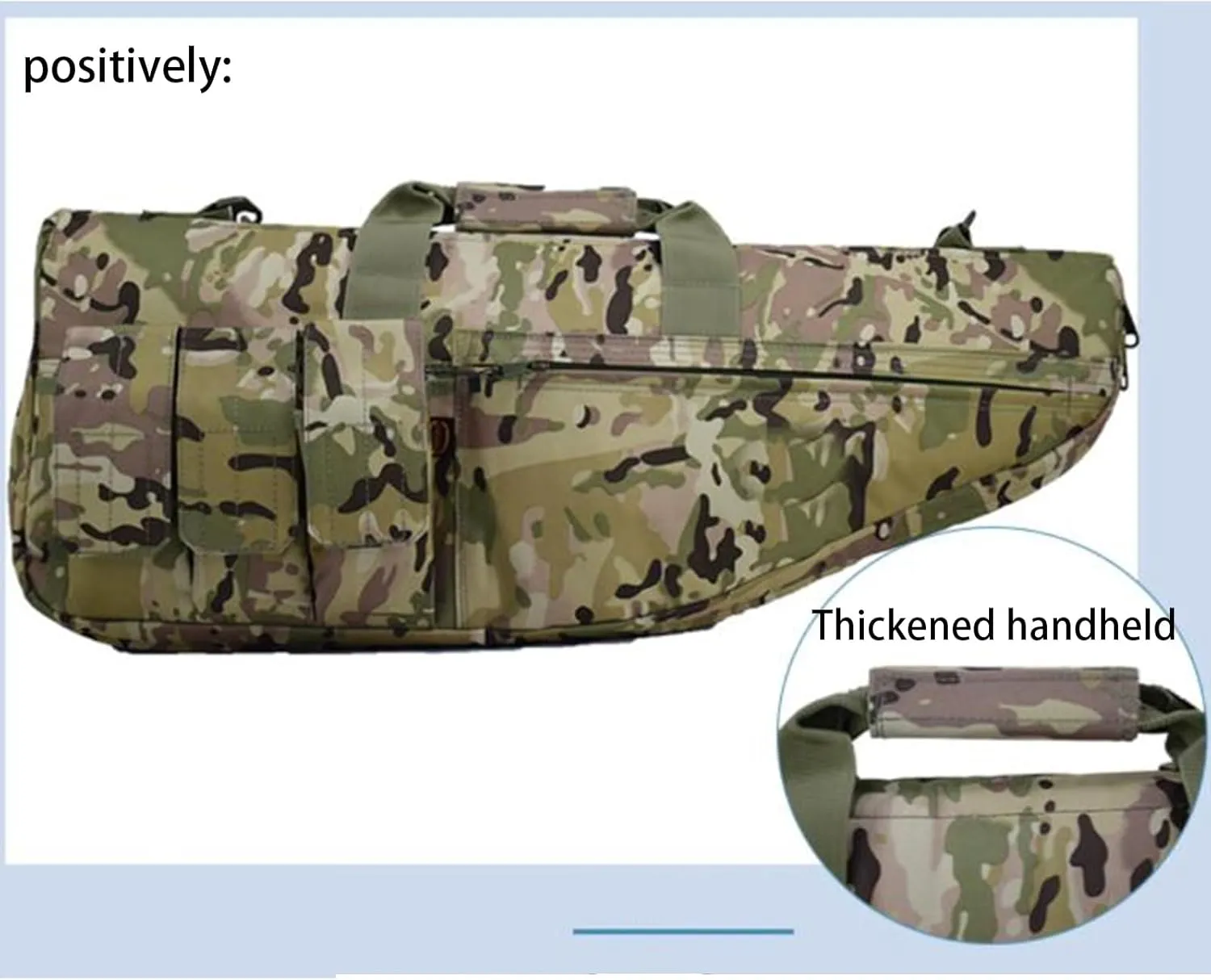 39/47 inch Double Rifle Case Soft Bag Gun Case, Lockable Shotgun Case with Backpack Straps, Tactical Rifle Bag for Hunting Shooting Range