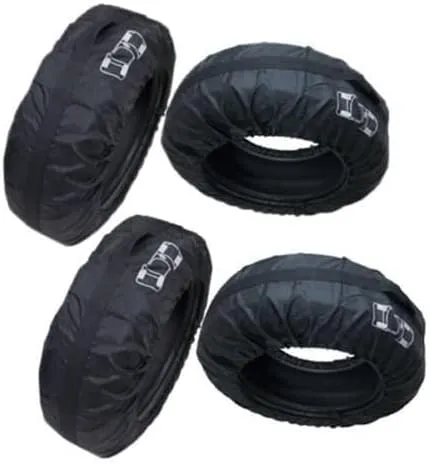 4 Pcs Car Spare Tire Storage Protection Bag 13"-19" Wheel Tyre Carry Tote Cover