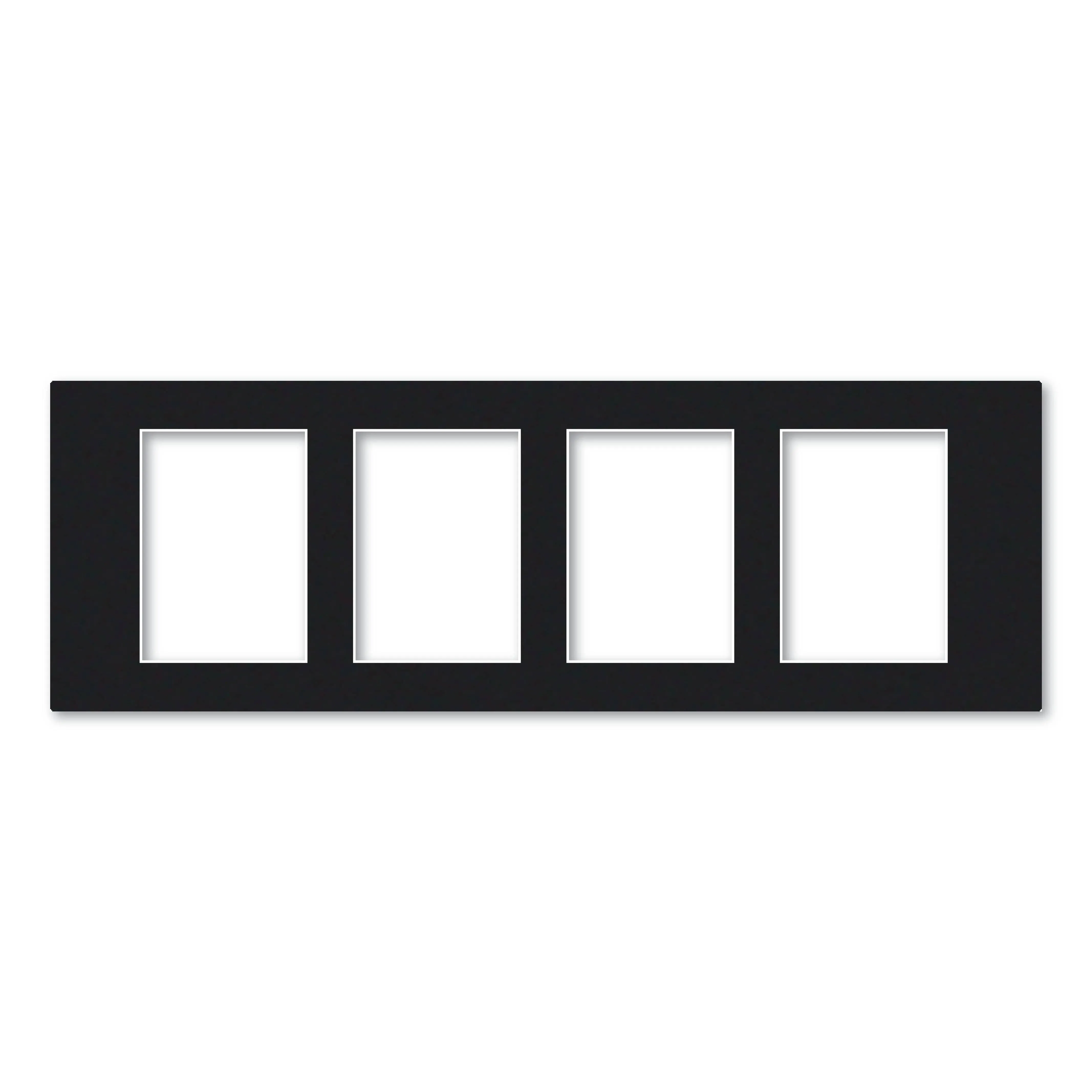 4 Window (5x7in) Collage Photo Mat Board