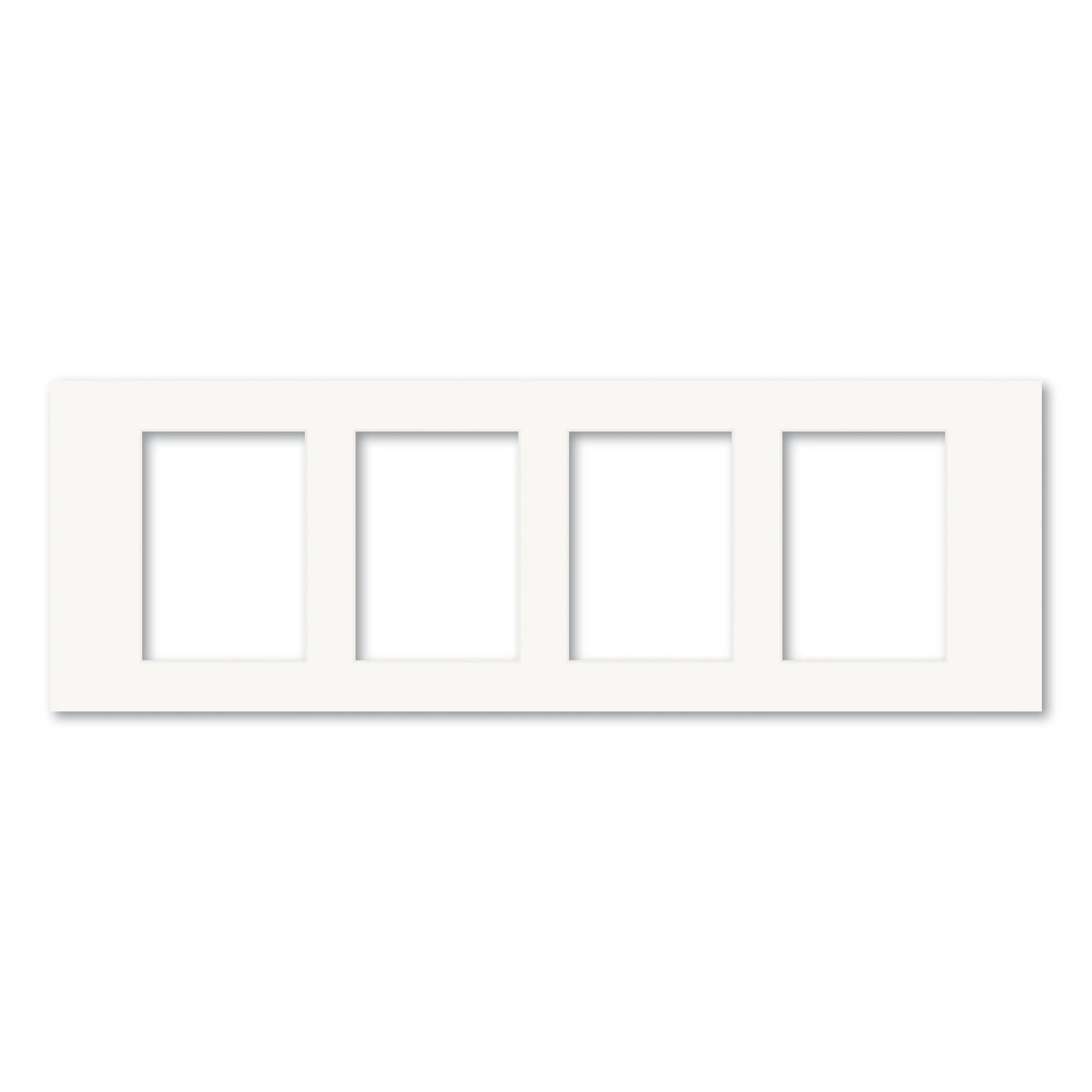 4 Window (5x7in) Collage Photo Mat Board