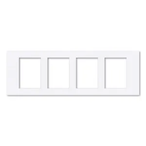 4 Window (5x7in) Collage Photo Mat Board