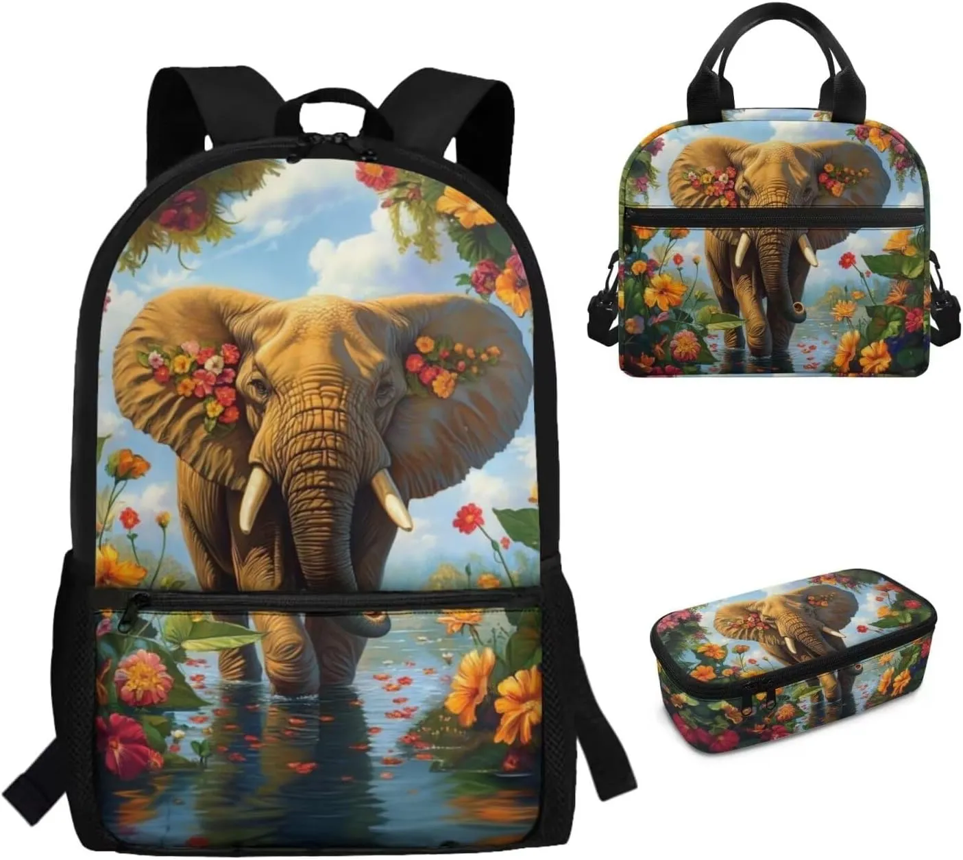 4th Grade School Bag Combo Boys 9-10 Years School Backpack for Kids 8-12 Boys 17 Inch Lightweight Bookbag with Lunch Bag Set Ergonomic Spacious