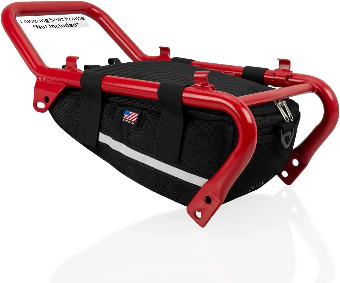 5000 for Lowered Frames - Compatible with all Honda Ruckus Model Years with a Lowered Seat Frame - Water and Tear-Resistant Ballistic Nylon – Black Ballistic Nylon