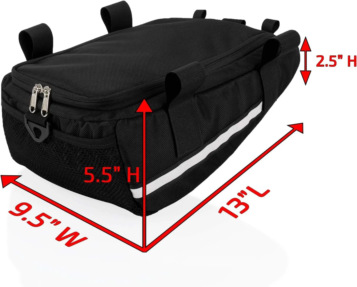 5000 for Lowered Frames - Compatible with all Honda Ruckus Model Years with a Lowered Seat Frame - Water and Tear-Resistant Ballistic Nylon – Black Ballistic Nylon
