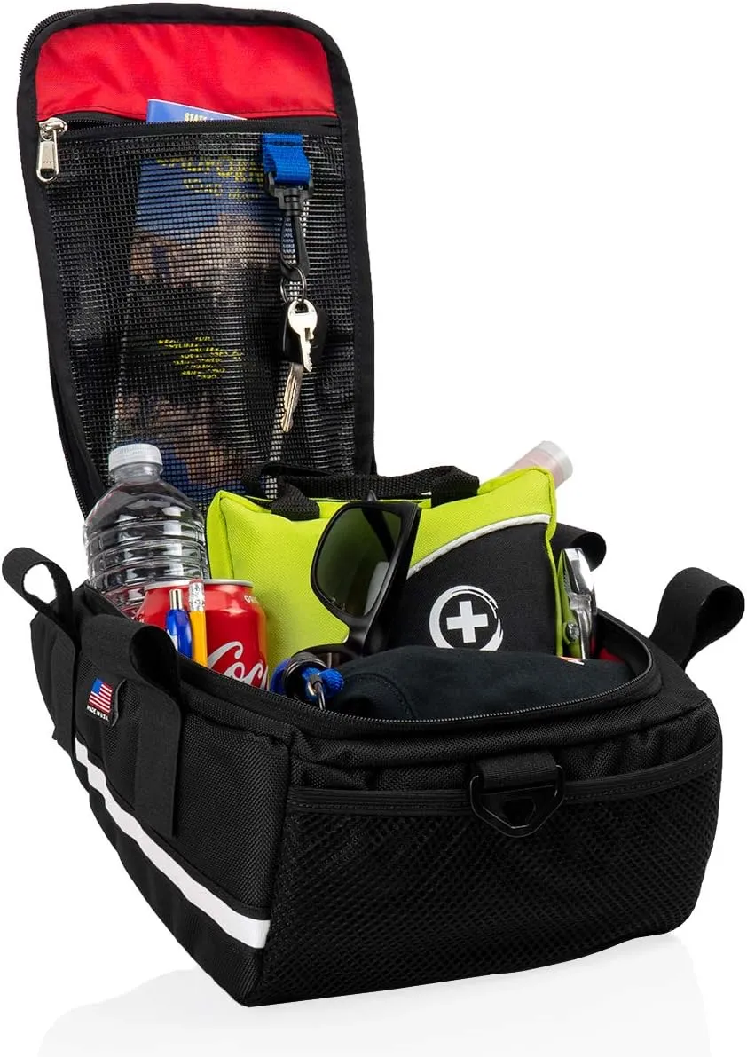 5000 for Lowered Frames - Compatible with all Honda Ruckus Model Years with a Lowered Seat Frame - Water and Tear-Resistant Ballistic Nylon – Black Ballistic Nylon