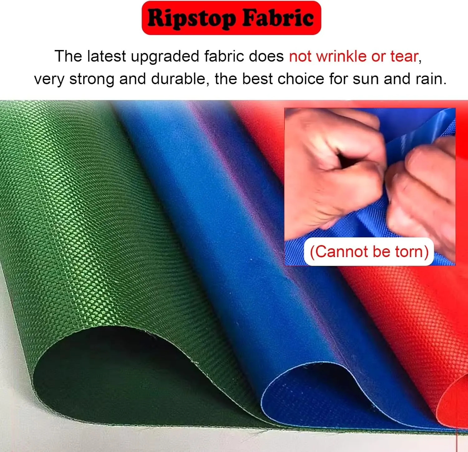 Adult Tricycle Frame Canopy for Rain Sun Snow Proof, Sanbengzi Cover with Ripstop Fabric, Electric Tricycle Protective Cover with Reflective Strips(Blue,41.3inch/105cm Wide)
