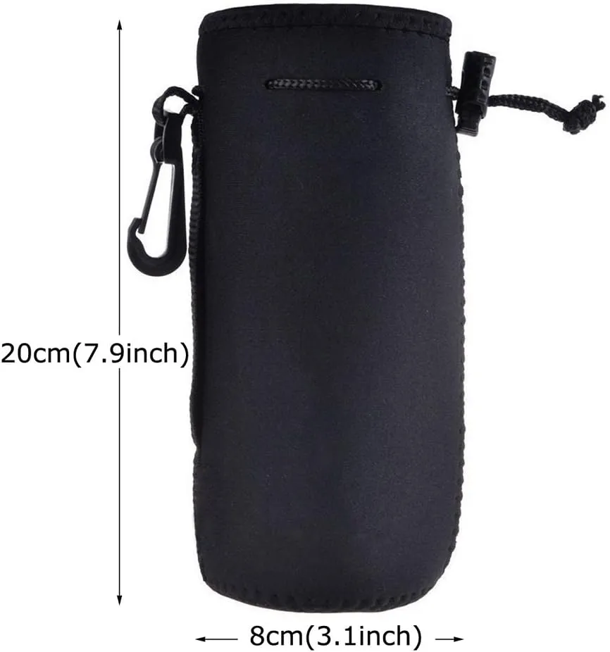 Af-Wan Water Bottle Cooler Carrier for 22 oz Long Neck Water Bottle or Tall Beer Bottles,Protable Neoprene Insulated Water Drink Bottle Cover Sleeve Tote Bag Pouch Holder Strap.(3pcs)