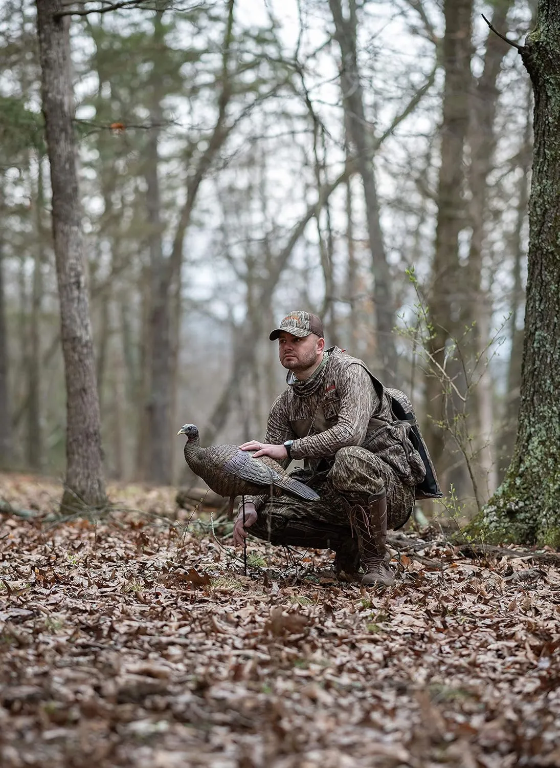 ALPS OutdoorZ Super Elite 4.0 Camo Turkey Vest Featuring Removable Fold Away Seat, Game Bag, and Call and Striker Pockets