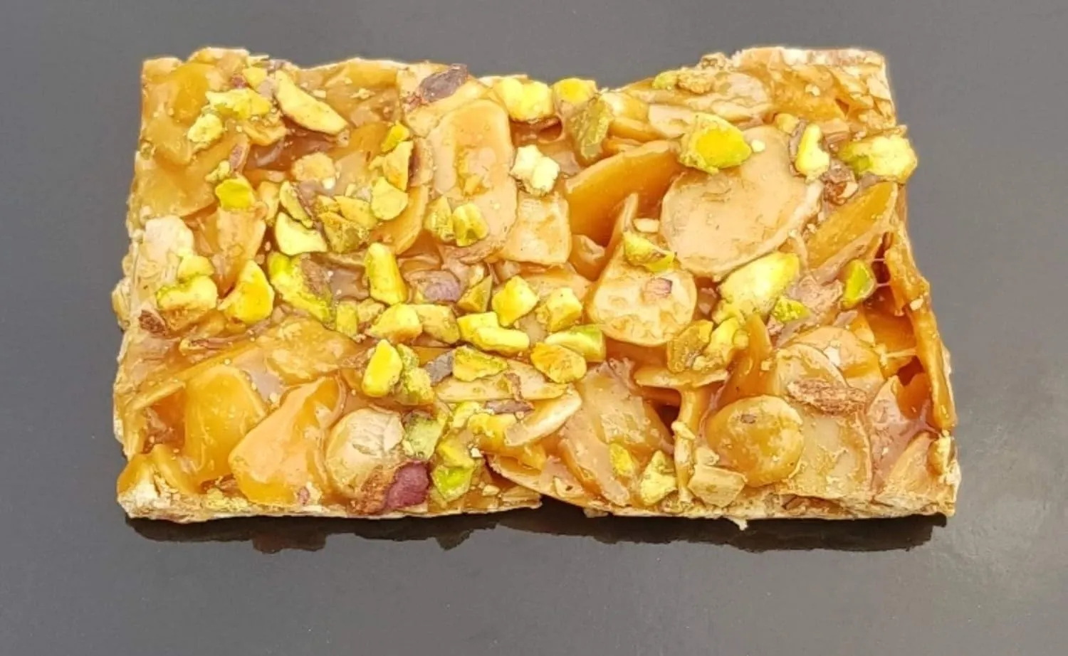 Andy Anand's Pistachio Brittle Croccante, 7 oz - Flown Fresh from Italy, Taste in Every Bite, Simply Delicious & Crunchy, All-Natural, No Preservatives - Unbelievably Delicious Gourmet Snack