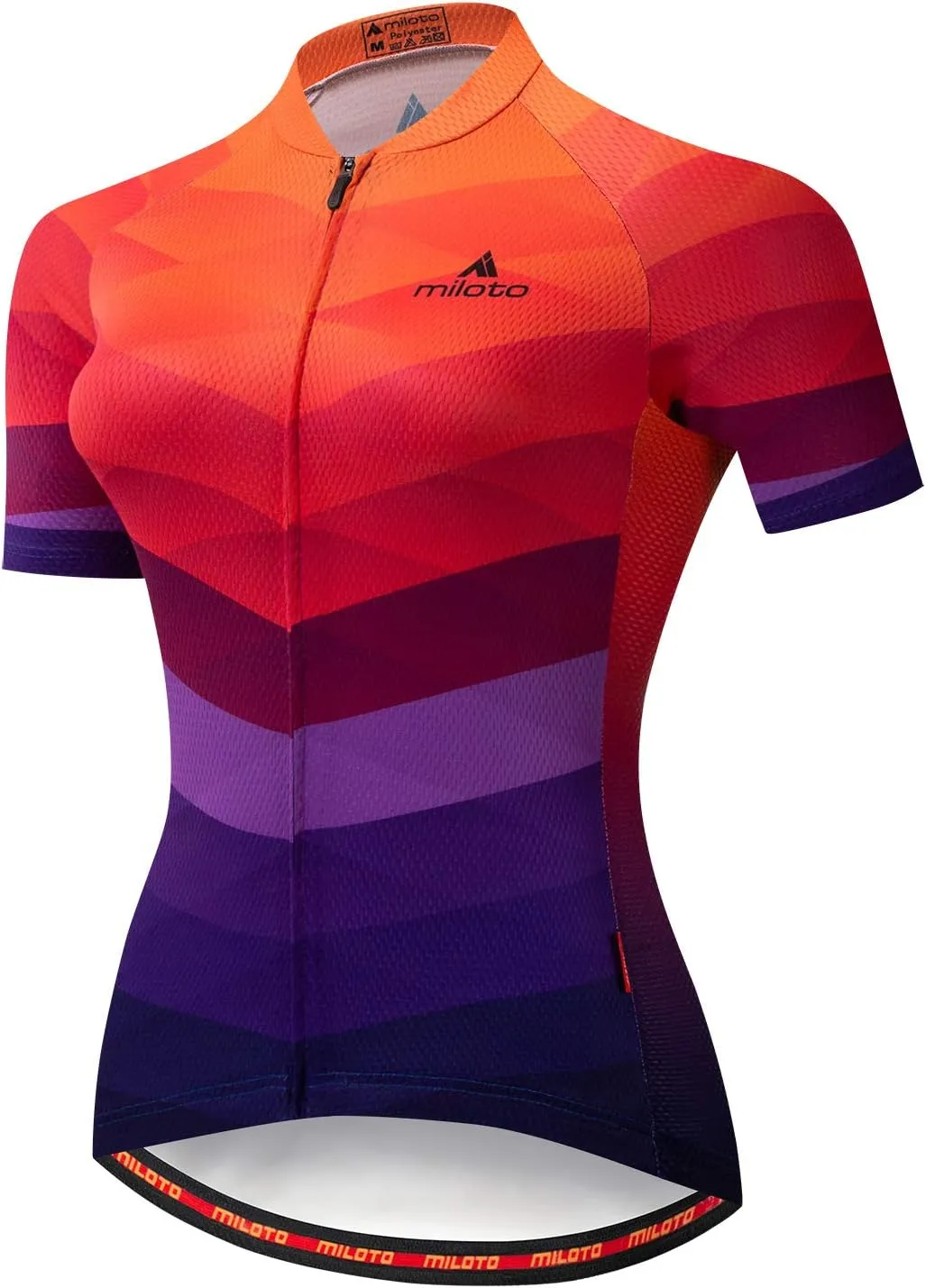 Aogda Cycling Jerseys Women Bike Tops Bicycle Shirts Ladies Biking Clothing