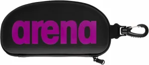 Arena Unisex Swim Goggle Case For Swimming Goggles, Protective Hardcover Carrying Case With Clip, Multiple Colors