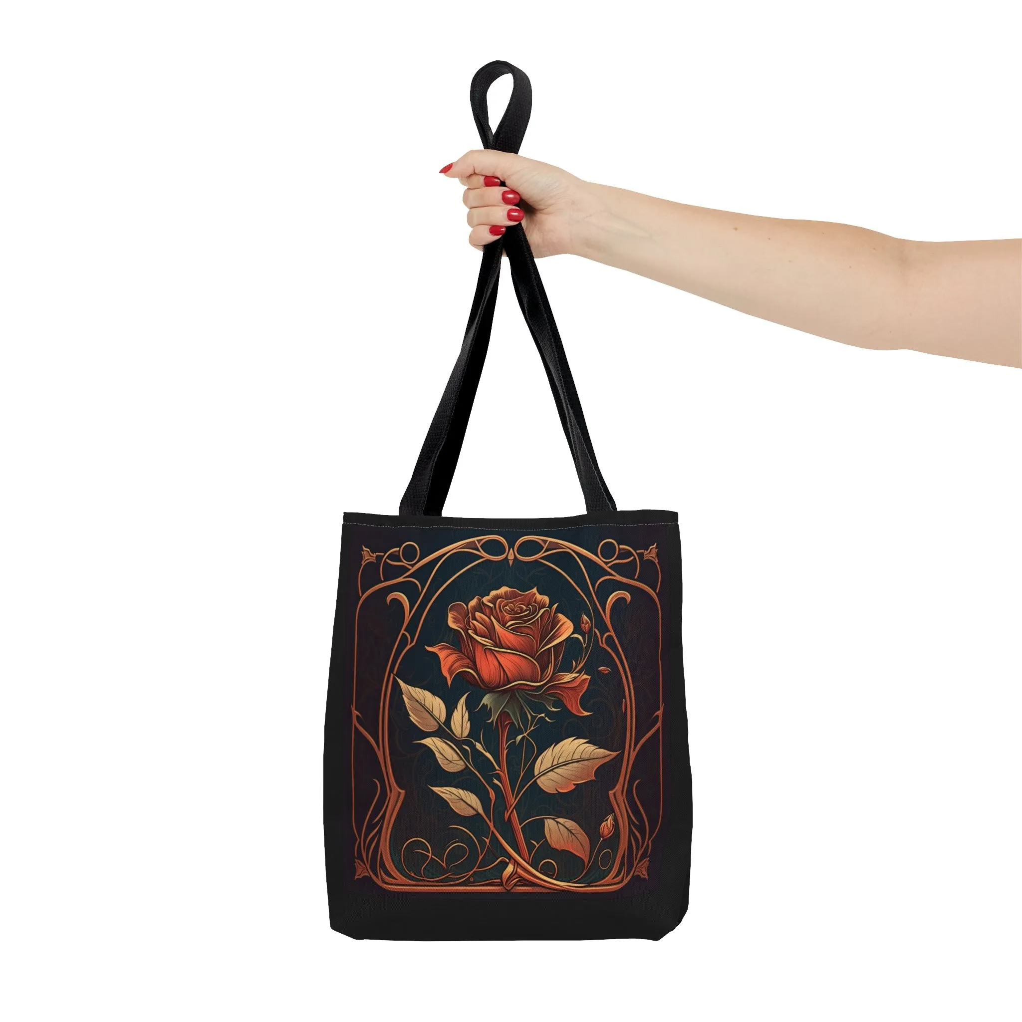 Art Nouveau Rose Tote Bag