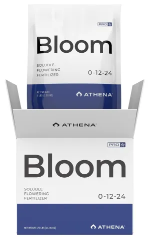 Athena Pro Bloom – 25 lb | Soluble Flowering Fertilizer | Boost Flower Bulk and Growth | PRO-BL-25