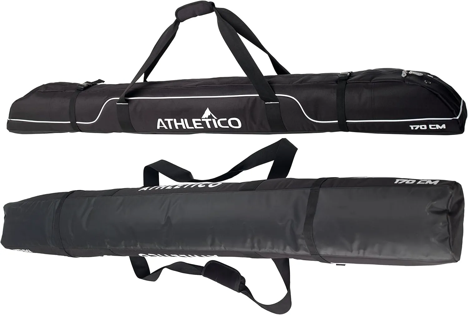 Athletico Diamond Trail Padded Ski Bag - Single Ski Travel Bag to Transport Skis