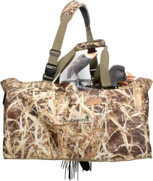AUSCAMOTEK Waterproof Goose Silhouette Decoy Bag with Camouflage Pattern, Large Capacity with Stake Holes, Durable Design for Easy Storage and Transport of Decoys