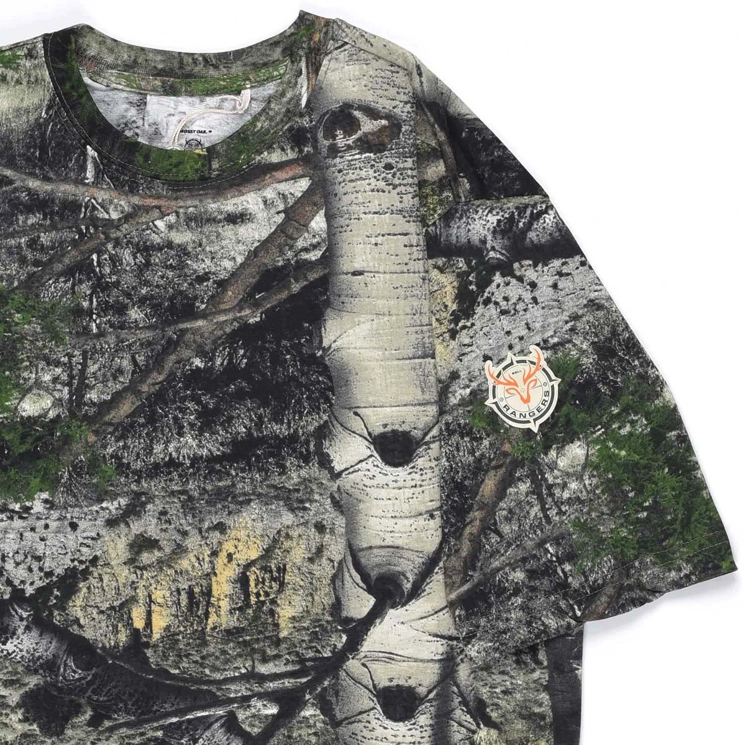 Authentic Realtree and Mossy Oak Camouflage Crewneck Unisex Adult Short Sleeve Tee Shirt