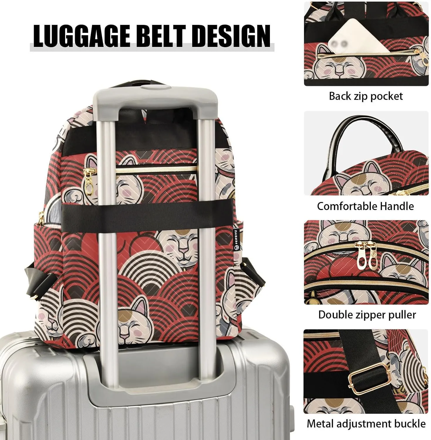 Backpack for Women Light Weight Small Backpack Purses Daily Backpack for Travel Lightweight Daypack for Work Daily Party（Small Pattren 4）