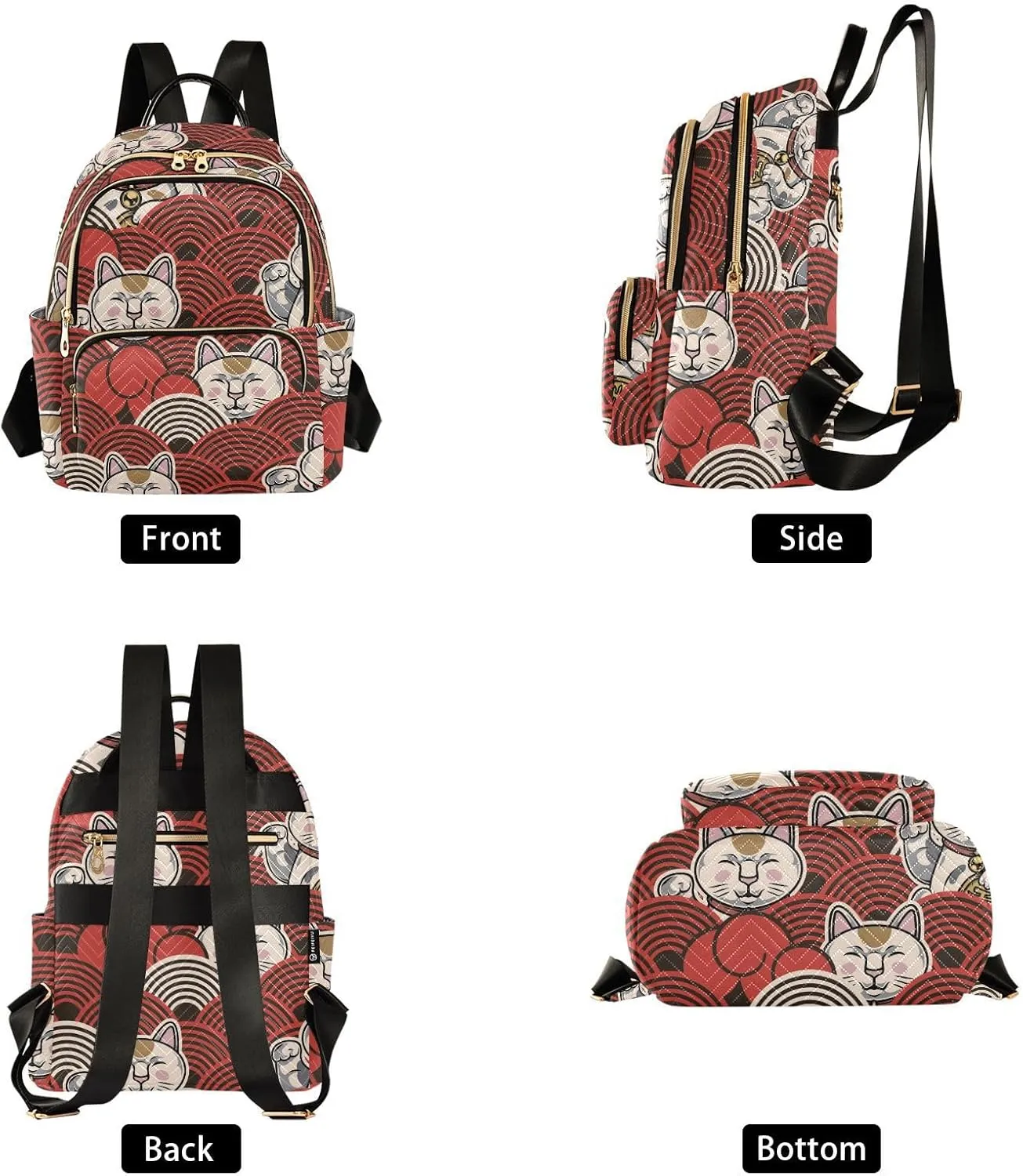 Backpack for Women Light Weight Small Backpack Purses Daily Backpack for Travel Lightweight Daypack for Work Daily Party（Small Pattren 4）