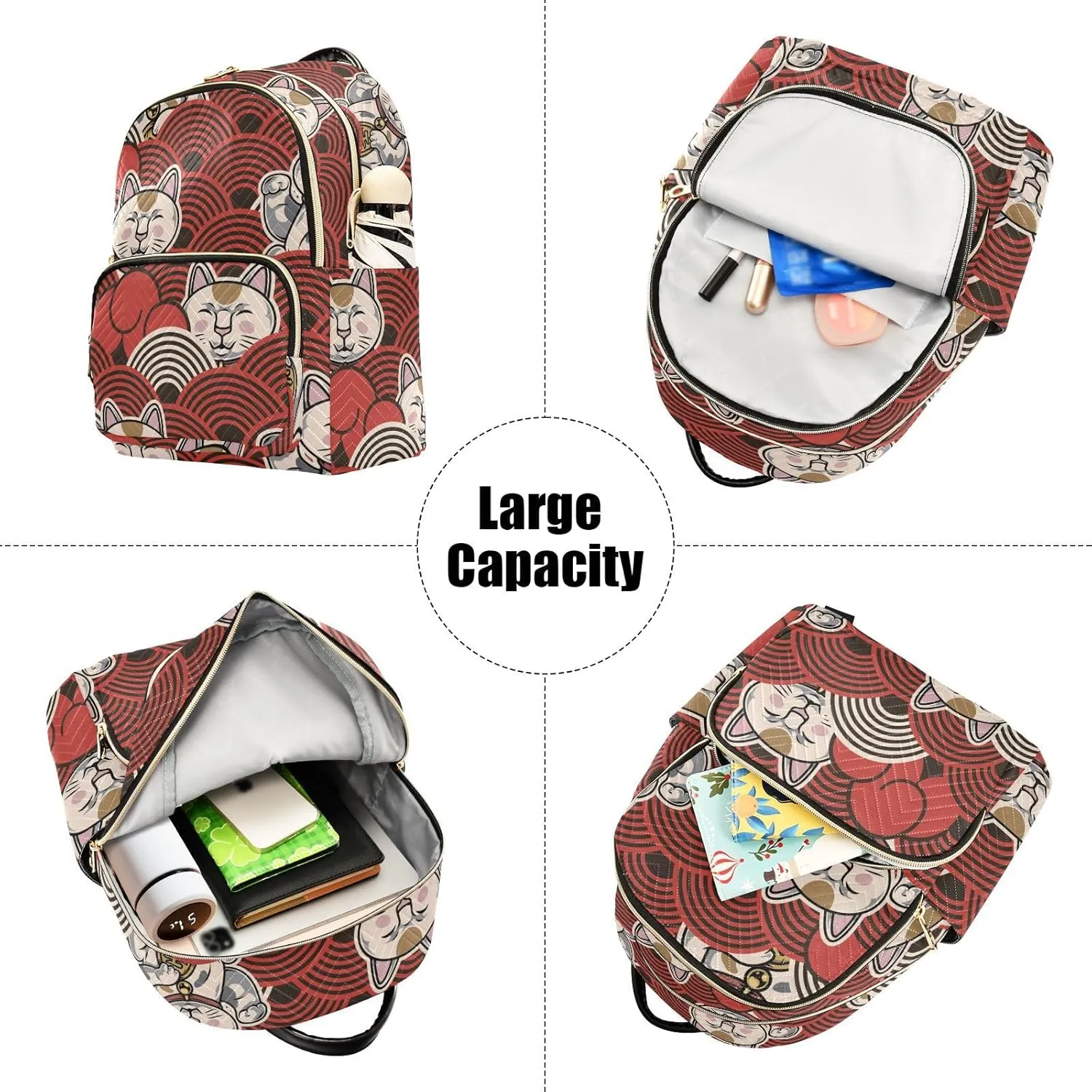 Backpack for Women Light Weight Small Backpack Purses Daily Backpack for Travel Lightweight Daypack for Work Daily Party（Small Pattren 4）