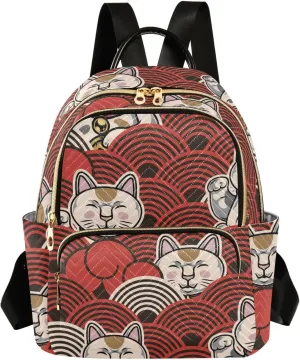 Backpack for Women Light Weight Small Backpack Purses Daily Backpack for Travel Lightweight Daypack for Work Daily Party（Small Pattren 4）