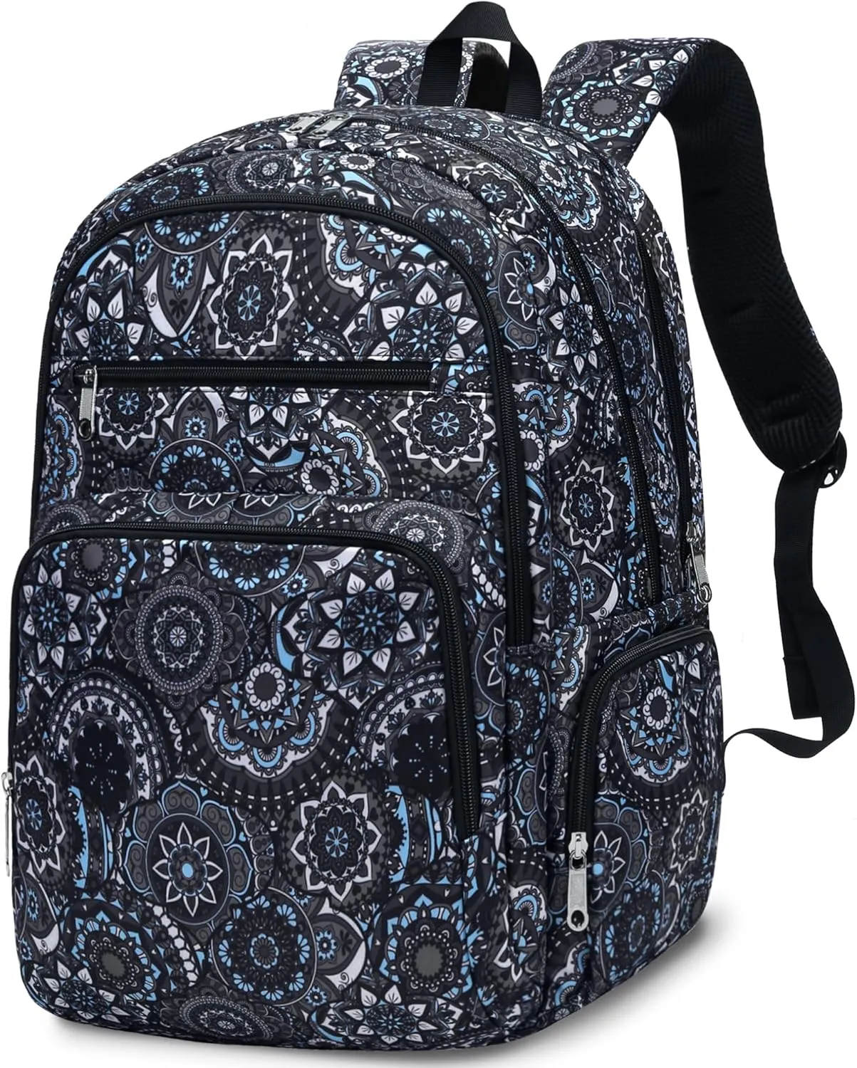 Backpack for Women Work Commuter Bag with Laptop Compartment Lightweight Teacher Nurse Backpack College Campus Essentials Extra Large Weekender Bag Aesthetic Paisley Print Mochila De Viaje Para Mujer