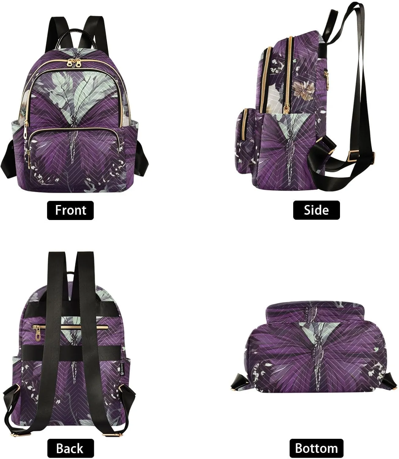 Backpack Purse for Women Funny Classic Bag Backpack Retro Fashion Large Capacity Backpack Funny Present for Women Men (Medium Pattren 2)
