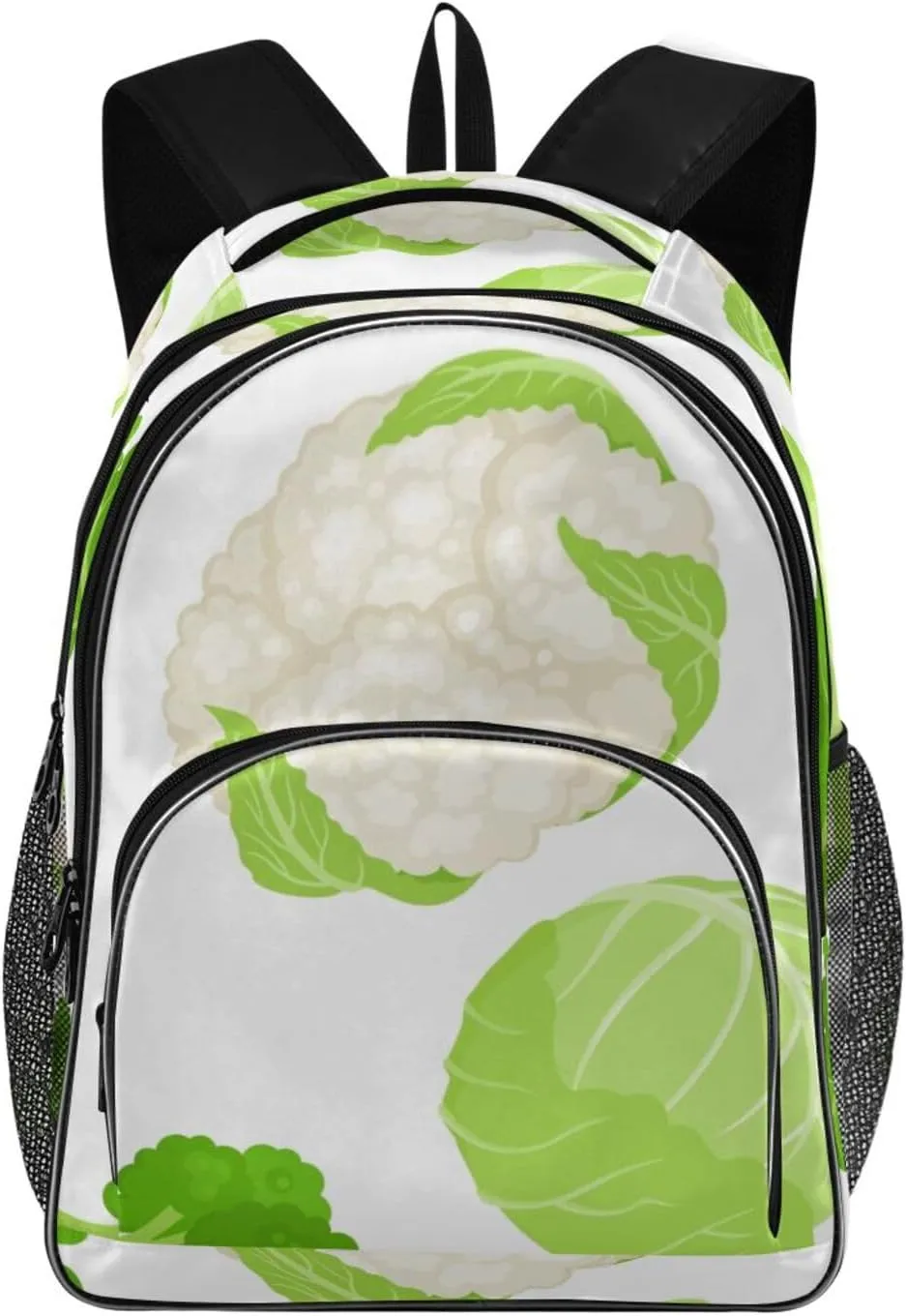 Backpacks 22L Three Layer Arc Book Bag Lightweight for Travel Camping Hiking Rucksack Daypack Kids & Adults Cabbage
