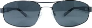 Banana Republic Sunglasses 0KJ1 Dark Ruthenium Frame With Gray Polarized Lens