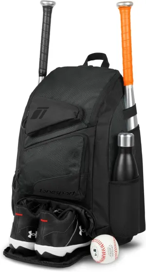 Baseball Bag - Backpack for Baseball, Softball, Tball - Adults & Youth Bat Bag