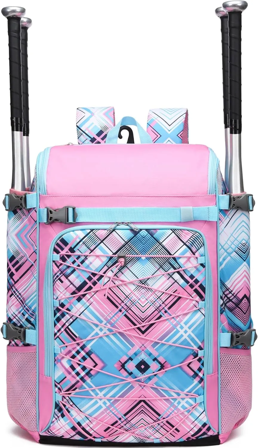 Baseball Softball Catchers Gear Bag for Helmet Chest Protector Leg Guards Cleats Large Baseball Softball Bat Backpack for Boys Girls Catchers Equipment Bag for Youth Adult