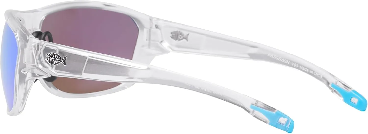 BASSDASH Polarized Sports Sunglasses for Men Women Fishing Driving Hiking UV400 with Lightweight TPX Unbreakable Frame